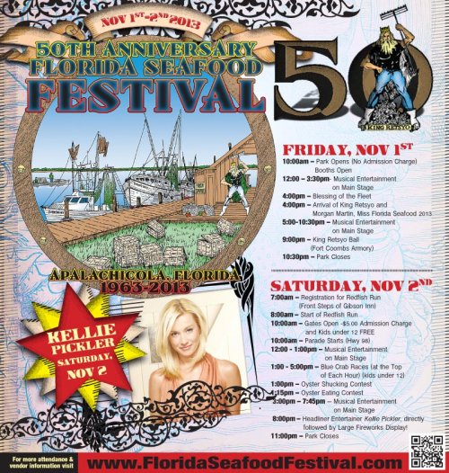 Florida Seafood Festival Celebrates Golden Anniversary in Apalachicola