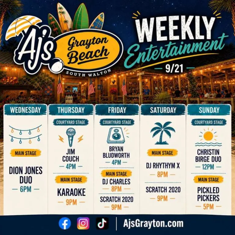 DJ Rhythm X @ AJ's Grayton Beach