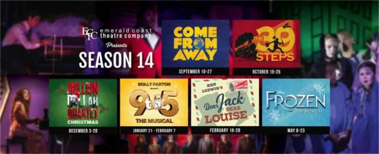 Emerald Coast Theatre Company Presents Mystery-Comedy “The 39 Steps” October 15–25, 2026