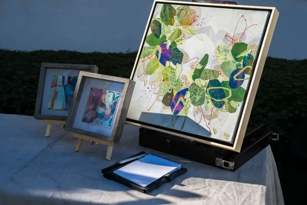 Artists At Arboleda Park In Alys Beach