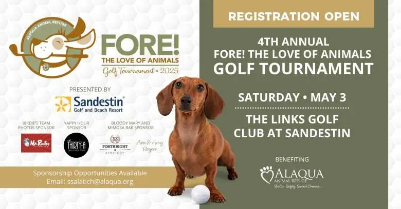 Alaqua Animal Refuge FORE! The Love of Animals Golf Tournament