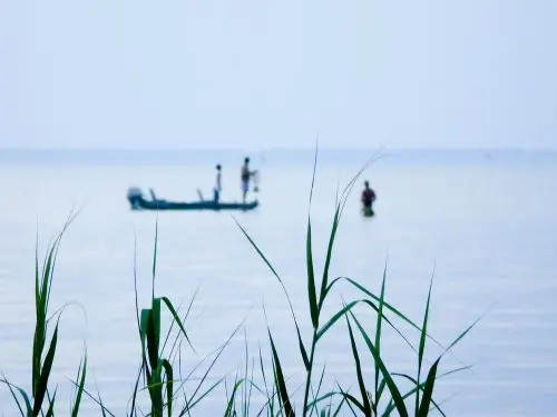 South Walton shoreline at sunset