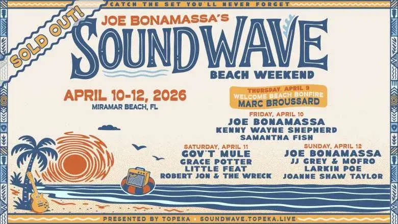 Joe Bonamassa’s Sound Wave Beach Weekend