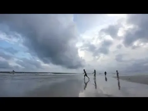 Grayton Beach Skimboard and Sunset Video