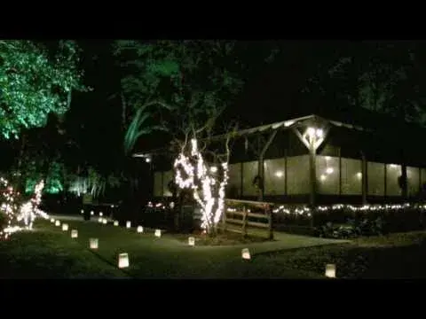 Eden Gardens State Park Christmas Candlelight Tour Video