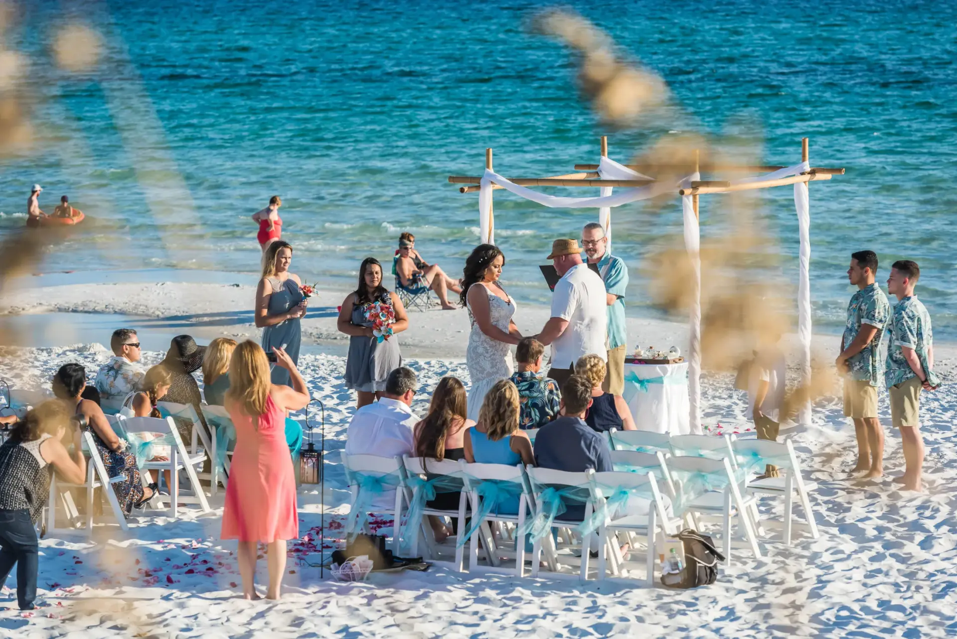 South Walton shoreline at sunset