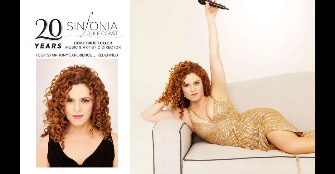 SInfonia Gulf Coast Kicks Off 20th Anniversary Season With Cabaret At Seagar’s: An Evening With Bernadette Peters Oct 2