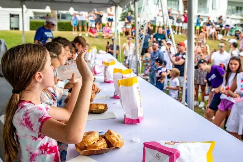Alys Beach 4th of July Donut Eating Contest