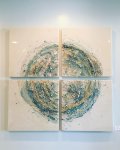 "Origin No1" 2x2 each (4 pieces) Sarah Stewart 2016.jpg