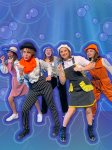 Alexis Billi, Samantha Savoie, Tara Padgett, Gia Hall and Hanna Maes in ECTC's The Rainbow Fish.jpg