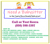 BABYSITTING FLYER MAY 2021 Sierra Bartleson 30a Destin Santa Rosa Beach.png